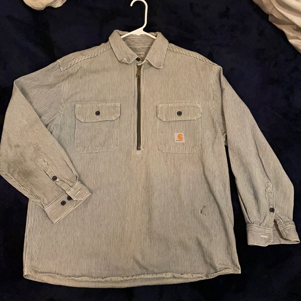 100% Cotton Hickory stripe denim